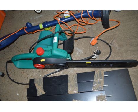A Bosch electric chainsaw 