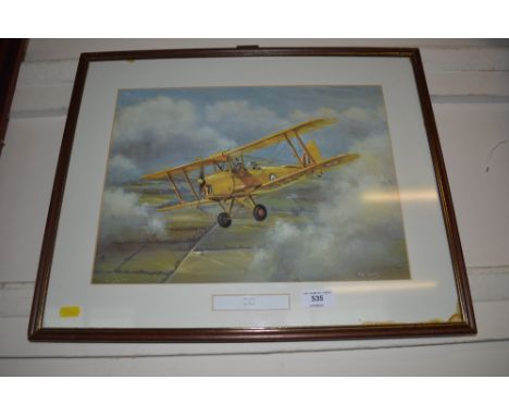A colour print entitled "Tigermoth" by Roy Garner