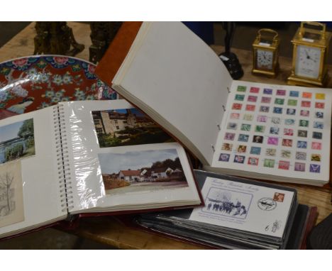 3 ALBUMS OF FIRST DAY COVERS, PHOTOGRAPHS &amp; STAMPS     