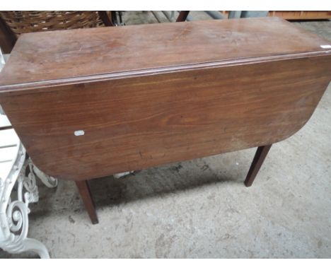 A mid 20th century gate-legged table