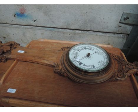 An early 20th Century aneroid barometer