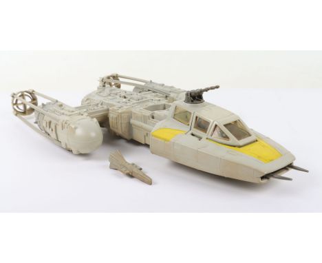 Kenner Star Wars Return of The Jedi Y-Wing Fighter, Cat No: 70510@ LFL 1983 Made in Mexico sticker on base, complete, includi