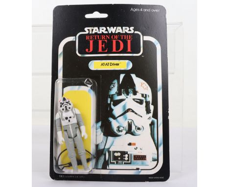 Palitoy Star Wars Return of The Jedi AT-AT Driver Vintage Original Carded Figure, 3 ¾ inches mint, factory sealed bubble, som