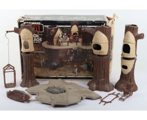 Vintage Kenner Star Wars ‘The Return of The Jedi’ Boxed Ewok Village Playset, No 70520 complete with all parts, in excellent 