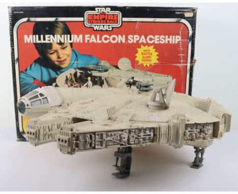 Vintage Palitoy Boxed Star Wars The Empire Strikes Back Millennium Falcon Space Ship,  circa 1980, with game table, quad lase