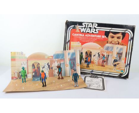 Scarce Kenner Star Wars Cantina Adventure Set, Cat.No 38861 Sears exclusive, complete with Snaggletooth, blue jumpsuit, with 