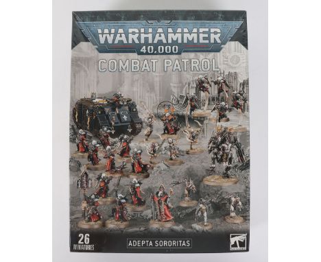 Boxed Games Workshop Warhammer 40K Combat Patrol, an unopened mint Condition Adepta Sororitas Combat Patrol Including, Battle