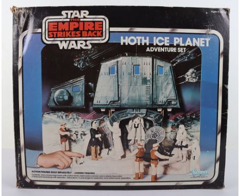 Boxed Vintage Kenner Star Wars The Empire Strikes Back Hoth Ice Planet Adventure Set, No.38770 complete with Radar laser cann
