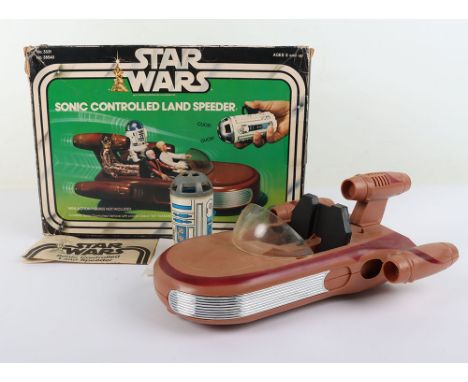 Rare JC Penny Exclusive Vintage Kenner Star Wars Sonic Controlled Land Speeder, No. 3331/No.38540, in excellent original used