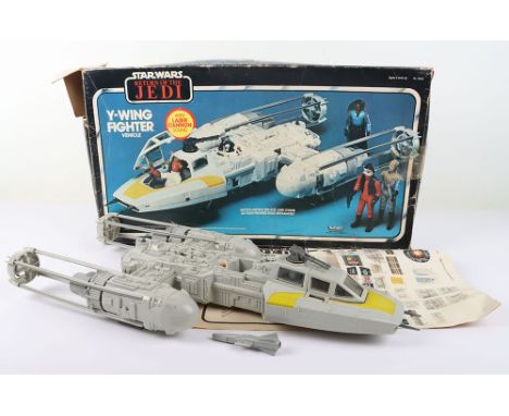 Kenner Star Wars Return of The Jedi Y-Wing Fighter, Cat No: 70510@ LFL 1983 complete, including 2 front canons, bomb assembly