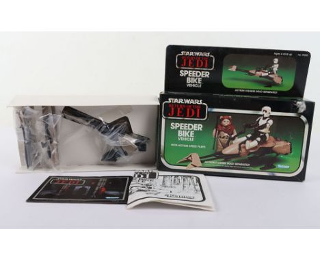 Vintage Boxed Kenner Star Wars Return of The Jedi Speeder Bike Vehicle, no.70500, contents are in mint original condition, co