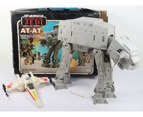 Palitoy Vintage Boxed Star Wars Return of The Jedi AT-AT All Terrain Armoured Transport, complete with battery compartment do