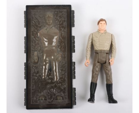 Vintage Star Wars Power of The Force Last 17 Han Solo with Carbonite Chamber loose Action Figure, 3 ¾ inches, in near mint or