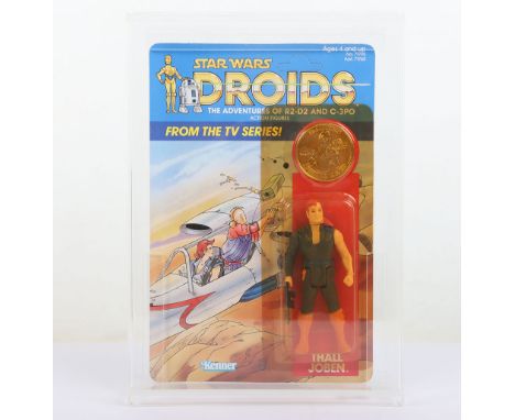 Kenner Star Wars Droids The Adventures of R2-D2 and C-3PO Thall Joben Vintage Original Carded Figure, 3 ¾ inches mint, with c