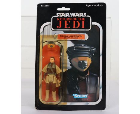 Kenner Star Wars Return of The Jedi Princess Leia Organa (Boushh Disguise) Vintage Original Carded Figure, 3 ¾ inches mint, f