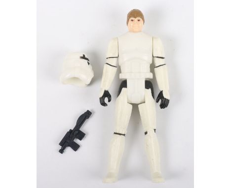 Vintage Star Wars Power of The Force Last 17 Luke Skywalker (Imperial Stormtrooper Outfit) Action Figure, with helmet and ori