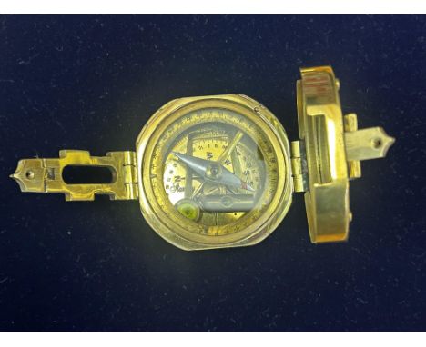 Brass compass 