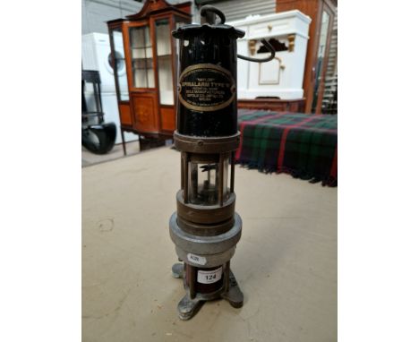 A Naylor Spiralarm Type S miner's lamp.