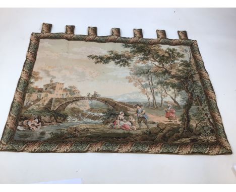 A french style tapestry W:108cm x H:77cm