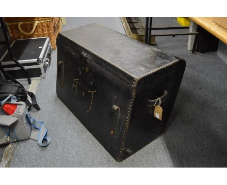 An 18th/19th century coaching trunk.