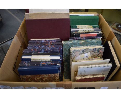 A large quantity of artist's sketch books.