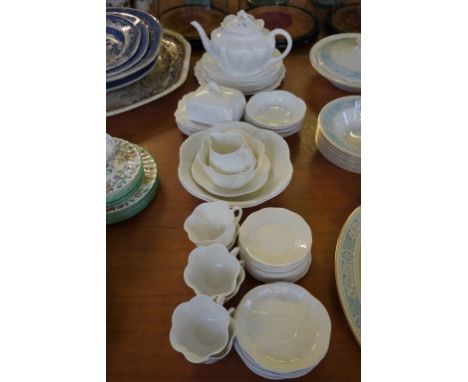A Shelley porcelain tea service.