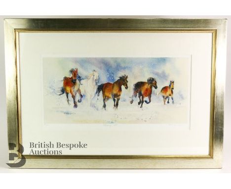 Sheila Gill (British) limited edition print, entitled 'Showing Off', nr 15/250, signed and numbered in pencil to the margin, 