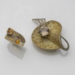 Brosche und Ring