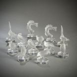 12 Tischkartenhalter in Vogelform