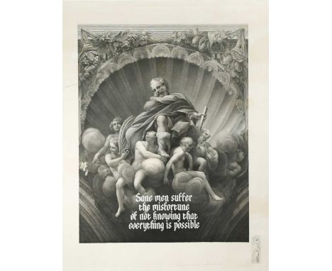 The Connor Brothers (1968-) Sane Mensigned and dated 2017 to the reversepigment print and silkscreen78 x 63cm