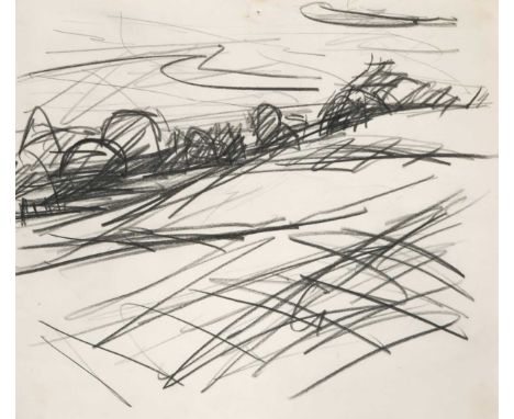 § Frank Auerbach (1931-) Primrose Hill Landscapesigned and dated 1971 to the reverse, further inscribed 'to Lauren / from / F