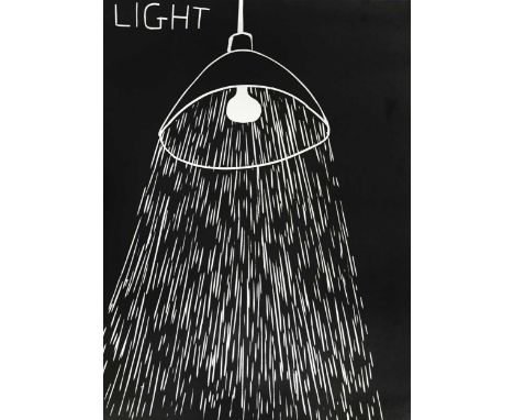 § David Shrigley OBE (1968-) Lightsigned and dated 'DS 2017' (lower right); numbered 35/100linocut, unframed75 x 55.5cmVery n