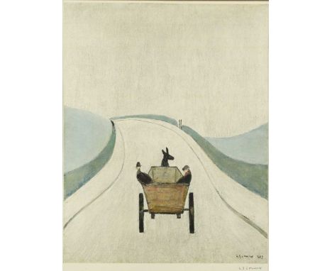 § Laurence Stephen Lowry RA, RBA (1887-1976) The Cartsigned 'L.S. Lowry' (lower right)lithograph52.5 x 41cmNot examined out o