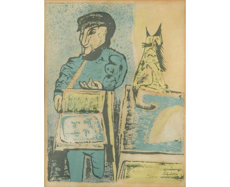 § Robert Colquhoun (1914-1962) Trinket Sellerlithograph38.5 x 30cmProvenance:With The Redfern Gallery Ltd., LondonNot examine