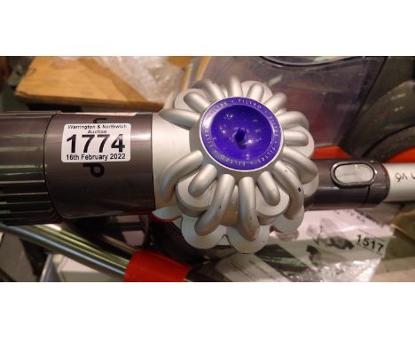 Dyson V6 SV03 vacuum cleaner with charger. Not available for in-house P&P, contact Paul O'Hea at Mailboxes on 01925 659133Con