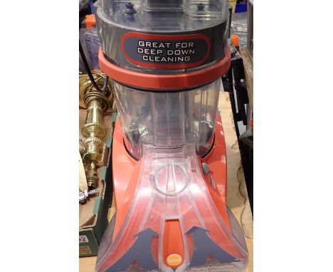 Vax Spinscrub carpet cleaner. Not available for in-house P&P, contact Paul O'Hea at Mailboxes on 01925 659133Condition Report