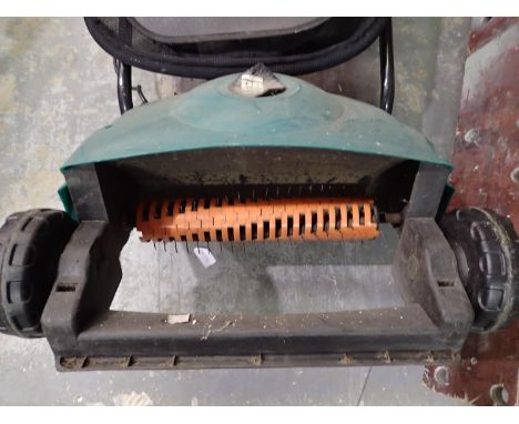Power Base M1PZP electric lawnmower. Not available for in-house P&P, contact Paul O'Hea at Mailboxes on 01925 659133Condition