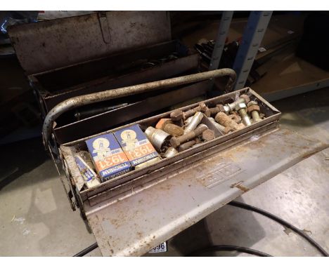Cantilever toolbox with contents of tools and fixings etc. Not available for in-house P&amp;P, contact Paul O'Hea at Mailboxe