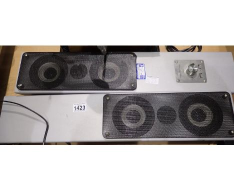 Pair of wall mounted Active speakers. Not available for in-house P&P, contact Paul O'Hea at Mailboxes on 01925 659133Conditio