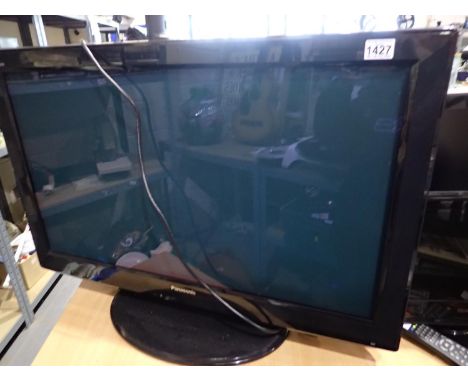 Panasonic TX-P37X20B37 TV, lacking remote. Not available for in-house P&P, contact Paul O'Hea at Mailboxes on 01925 659133Con
