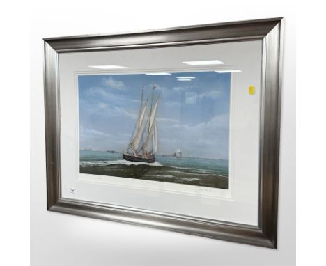 After Edwin Blackburn : Blyth in Sight, limited edition colour print No. 8/200, 56cm x 39cm.