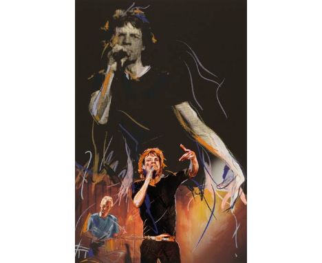 After Ronnie Wood (b. 1947). Play on Hands; limited edition digital screen print 235/295, signed, printed by Pratt Studios an