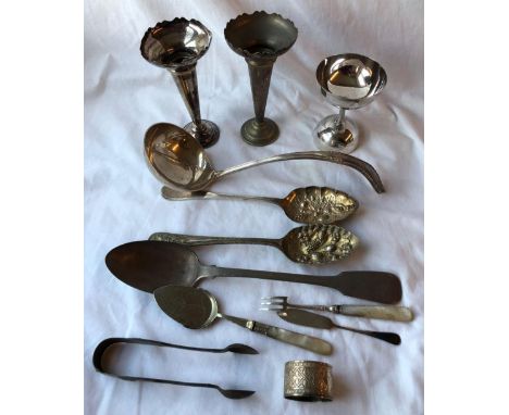 A soup ladle, basting spoons etc