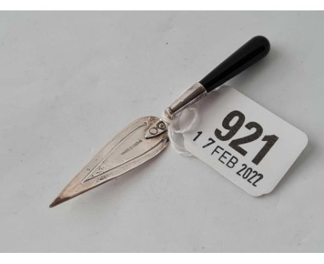 A trowel shaped book mark - London 1991