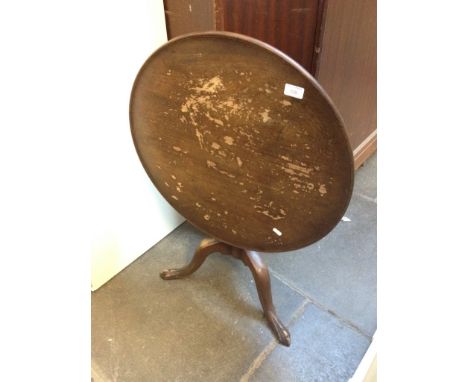 MAHOGANY TRIPOD TABLE