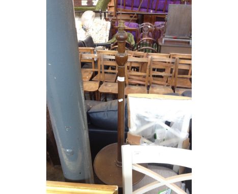 MAHOGANY LAMP STANDARD