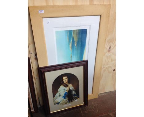 WENDY MCBRIDE SIGNED PRINT AND A PORTRAIT PRINT