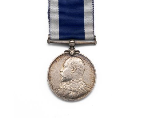 GV Naval Long Service & Good Conduct Medal l of CH.9977 Private William Edward Butler R.M.L.I.Native of Paddington, London. S