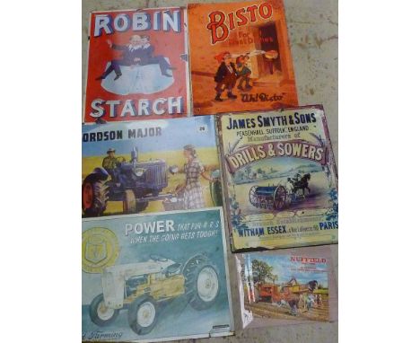 MISC. TRACTOR AGRICULTURAL & OTHER SIGNS MOSTLY REPRO
