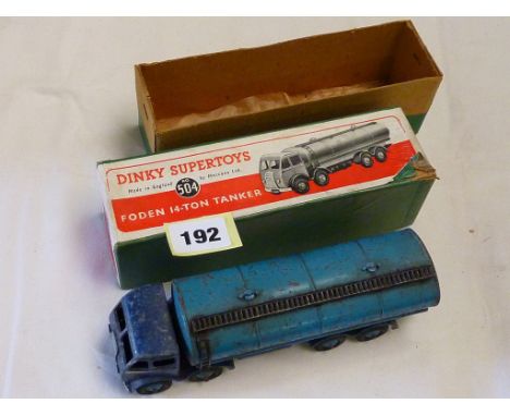 DINKY SUPERTOY 504 FODEN 14T TANKER IN BOX